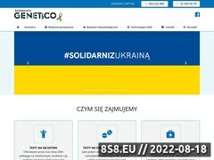 Zrzut strony Badania DNA oraz stwierdzanie ojcostwa