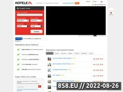 Zrzut strony Hotele.pl: hotele w Polsce i na świecie