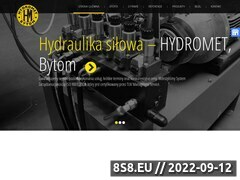 Zrzut strony Zakład mechaniczny HYDROMET SP.J. układy hydrauliczne