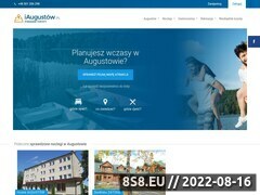 Zrzut strony Informacje o zabytkach, noclegach, wydarzeniach w Augustowie