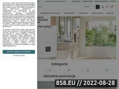 Zrzut strony Interiore.pl - wyposażenie salonu