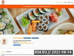 Zrzut strony Sushi do biura Warszawa