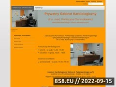 Zrzut strony Kardiologia Kielce