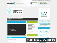 Zrzut strony Usugi informatyczne w KlasterIT.pl