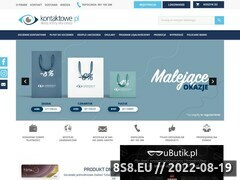 Zrzut strony Kontaktowe.pl - soczewki kontaktowe w dobrych cenach