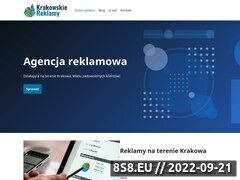 Zrzut strony Reklama Krakw - Krakowskie Centrum Reklamy