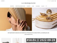 Zrzut strony La Marqueuse - usługi jubilerskie