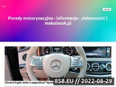 Zrzut strony Kurs prawa jazdy Lublin - Ośrodek Szkolenia Kierowców - Ryszard Makuła - Start