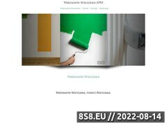 Zrzut strony Kompleksowe usługi związane z malowaniem w Warszawie