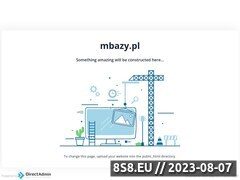 Zrzut strony MBazy.pl - for your business marketing
