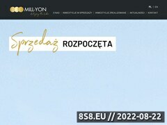 Zrzut strony MILL-YON - mieszkania i apartamenty, Warszawa - Gdańsk - Trójmiasto
