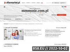 Zrzut strony MM Music - komis muzyczny