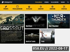 Zrzut strony Mmorpg.net.pl - MMORPG