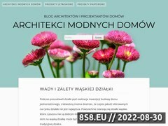 Zrzut strony Modomu - projektowanie wnętrz, architekci, biuro projektowe
