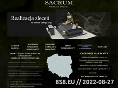 Zrzut strony Nagrobki - Sacrum
