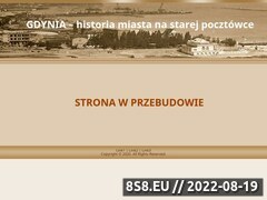 Zrzut strony Gdynia historia miasta na starej pocztówce