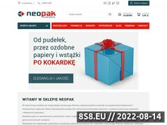 Zrzut strony Koperty ochronne neopak.pl