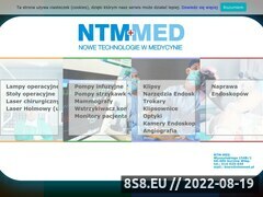 Zrzut strony NTM-MED Nowe Technologie w Medycynie