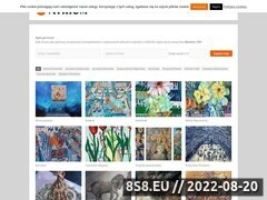 Zrzut strony Sprzeda obrazw znanych polskich artystw