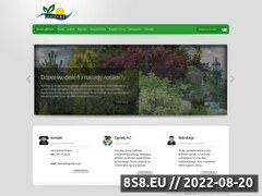 Zrzut strony Projektowanie ogrodów