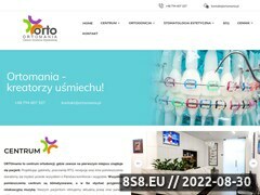 Zrzut strony Ortodonta Kraków