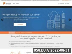 Zrzut strony Backup danych