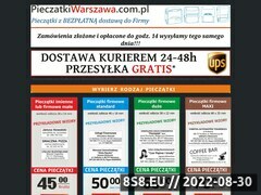 Zrzut strony Pieczątki Warszawa online