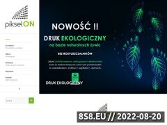 Zrzut strony PikselON - reklama, strony WWW - Stargard Szczeciński