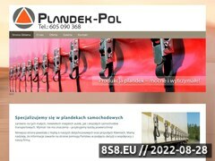 Zrzut strony Producent plandek samochodowych PLANDEK-POL