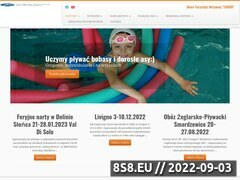 Zrzut strony Szkoła Pływania im. Zawora - Łódź, Zgierz