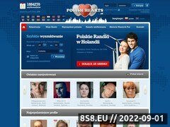 Zrzut strony Serwis randkowy dla Polek i Polaków w Holandii