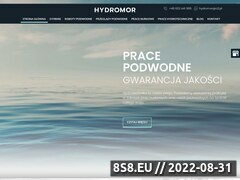 Zrzut strony Roboty podwodne Hydromor