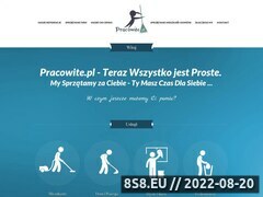 Zrzut strony Serwis sprzątający Warszawa zadba o Twój dom