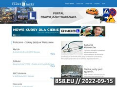 Zrzut strony Jazdy doszkalajce Warszawa