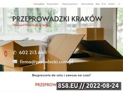 Zrzut strony Usługi transportowe - Przewłocki & Spółka