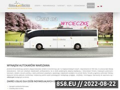 Zrzut strony Wynajem busów Warszawa
