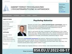 Zrzut strony Psycholog Katowice