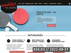 Zrzut strony Squash Szczecin