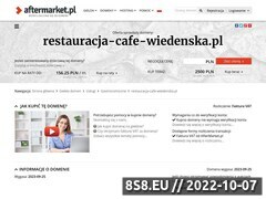 Zrzut strony Restauracja "Cafe Wiedeńska" J. W. Miś wita ...
