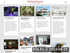 Zrzut strony RobimyZakupy.pl Supermarket internetowy