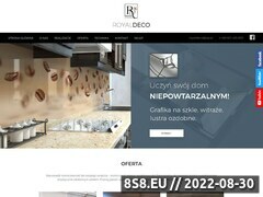 Zrzut strony Royal Deco - witraże Rzeszów