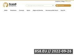 Zrzut strony ScandiShop.pl - Skandynawskie Inspiracje