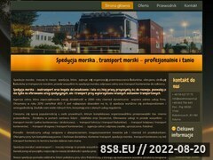 Zrzut strony Transport morski w Gdynia via HELENA-TS