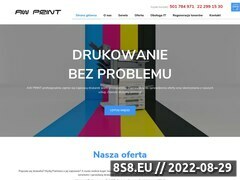 Zrzut strony AW PRINT serwis drukarek