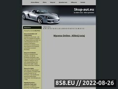Zrzut strony Skup-aut.eu