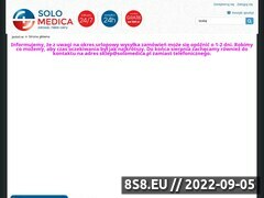 Zrzut strony SOLO MEDICA - aplikatory stomatologiczne