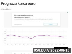 Zrzut strony Aktualny kurs Euro