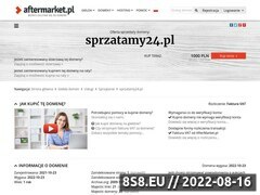 Zrzut strony Sprzatanie24.pl - sprztanie