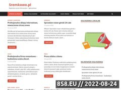 Zrzut strony sremkowo.pl serwis informacyjno ogłoszeniowy powiatu śremskiego