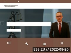 Zrzut strony Kancelaria adwokacka Warszawa